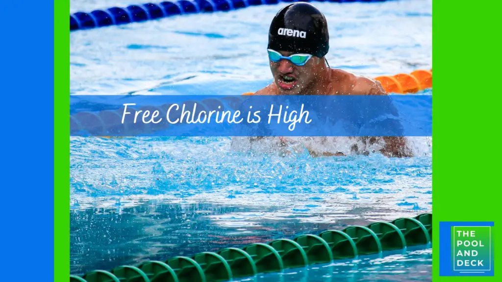 Free Chlorine is High