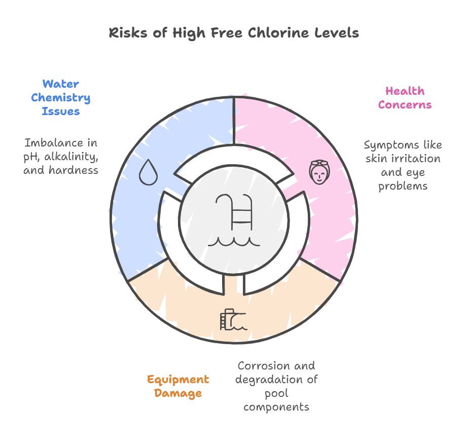 Risks of High Free Chlorine Levels