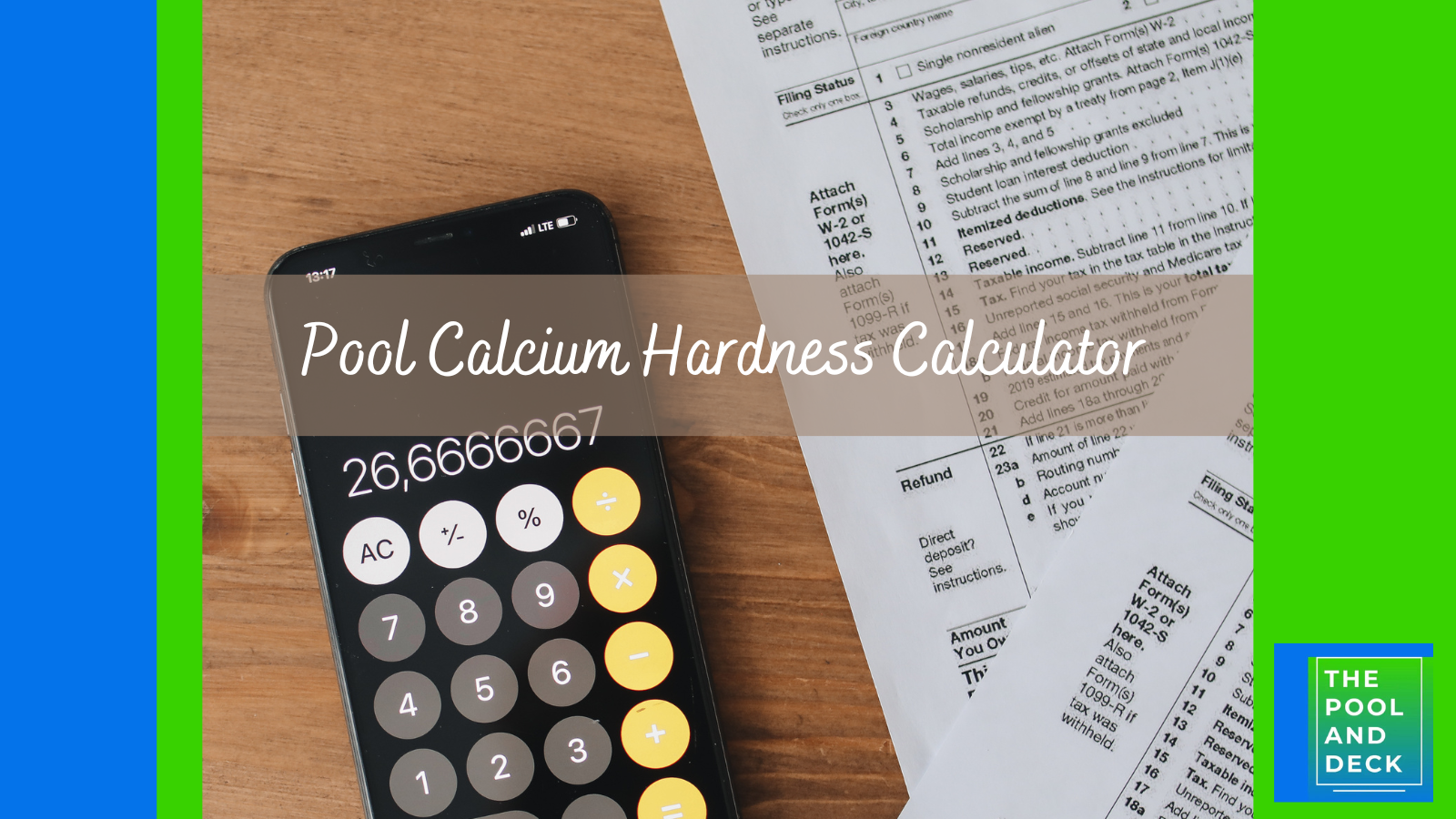 2024 Pool Calcium Hardness Calculator: Free & Easy to Use!