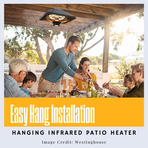 Hanging Infrared Patio Heater