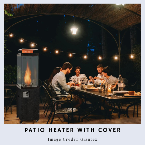 Propane Patio Heater with Protective Cover