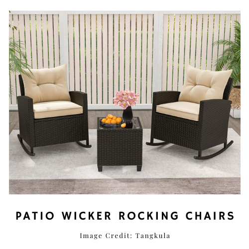 Patio Wicker Rocking Chairs