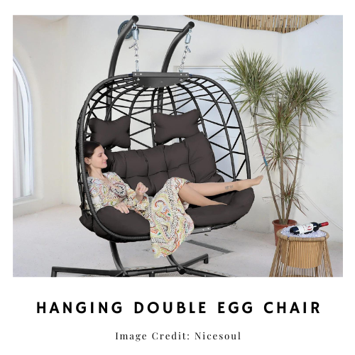 Hanging Double Egg Chair