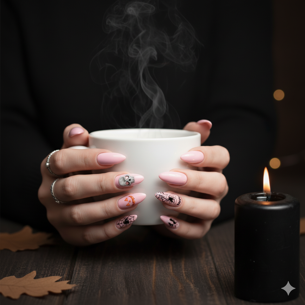 Easy Fix Halloween Nail Art