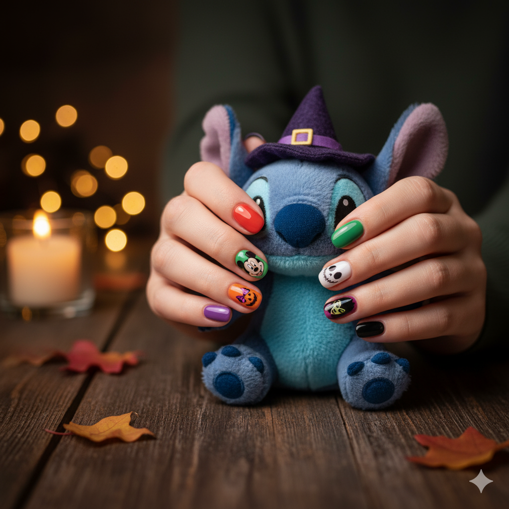 Disney-Inspired Halloween Nails