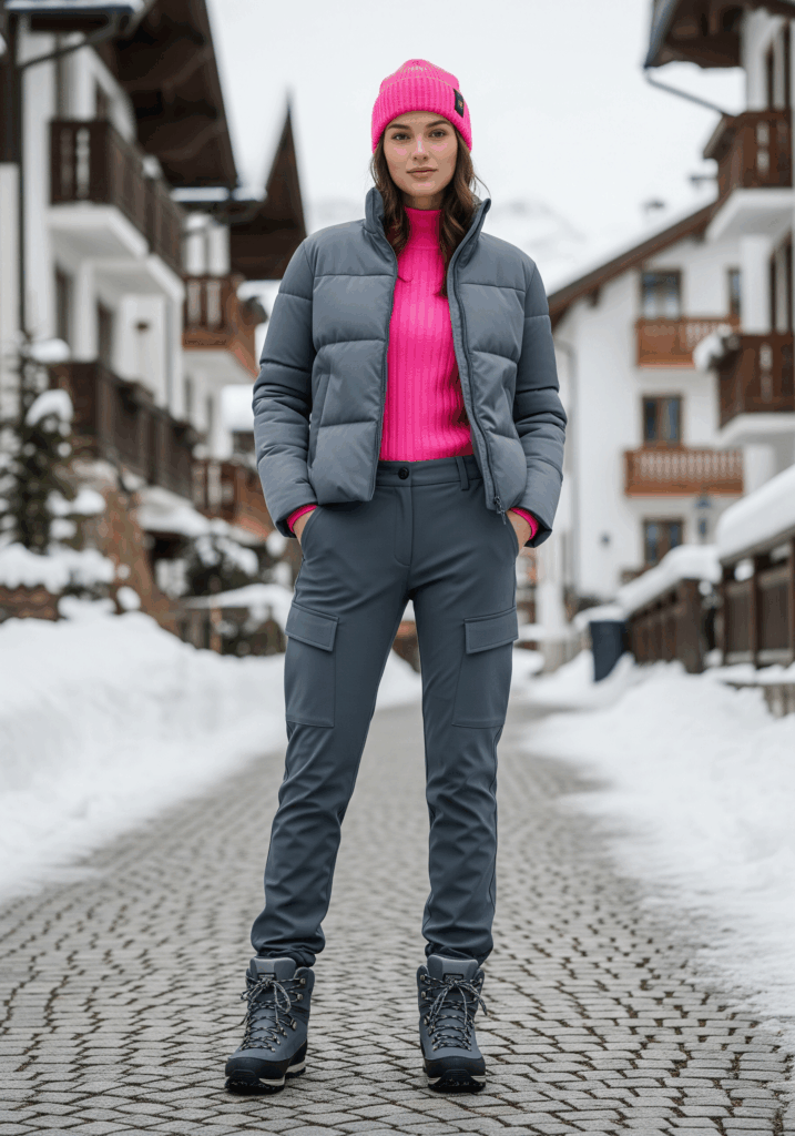 Slim-fit Cargo Pants Ski Outfit