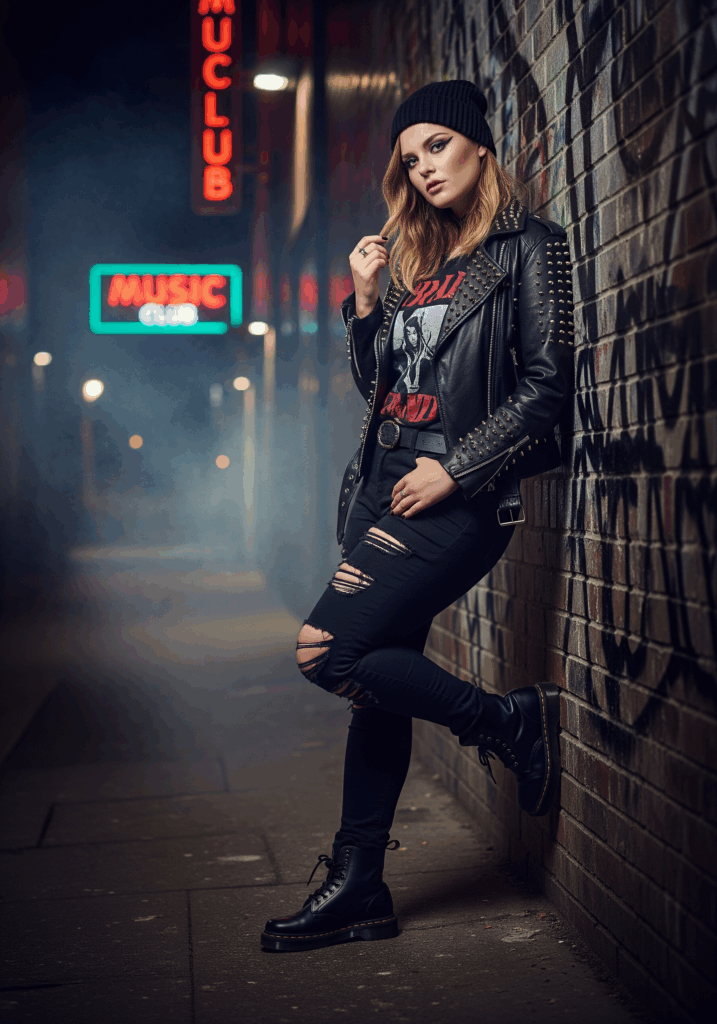 Grunge-Inspired Plus-Size Winter Outfits