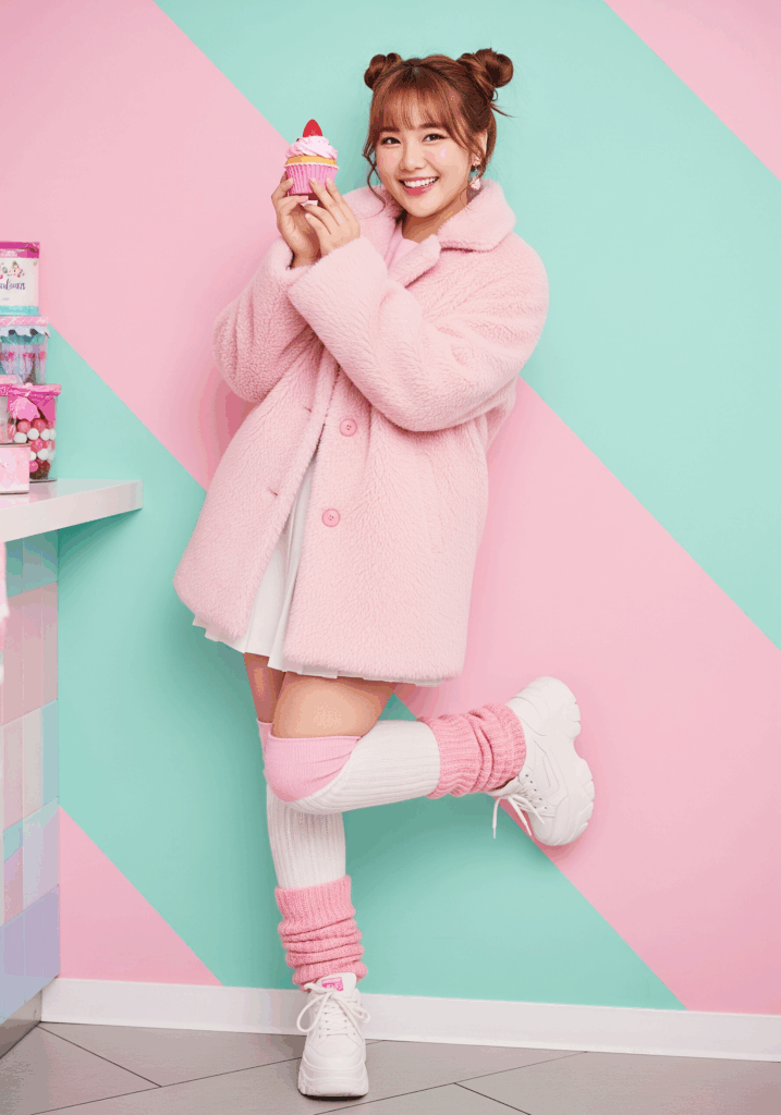 Radiate Happiness in Pink Plus-Size Winter Outfits
