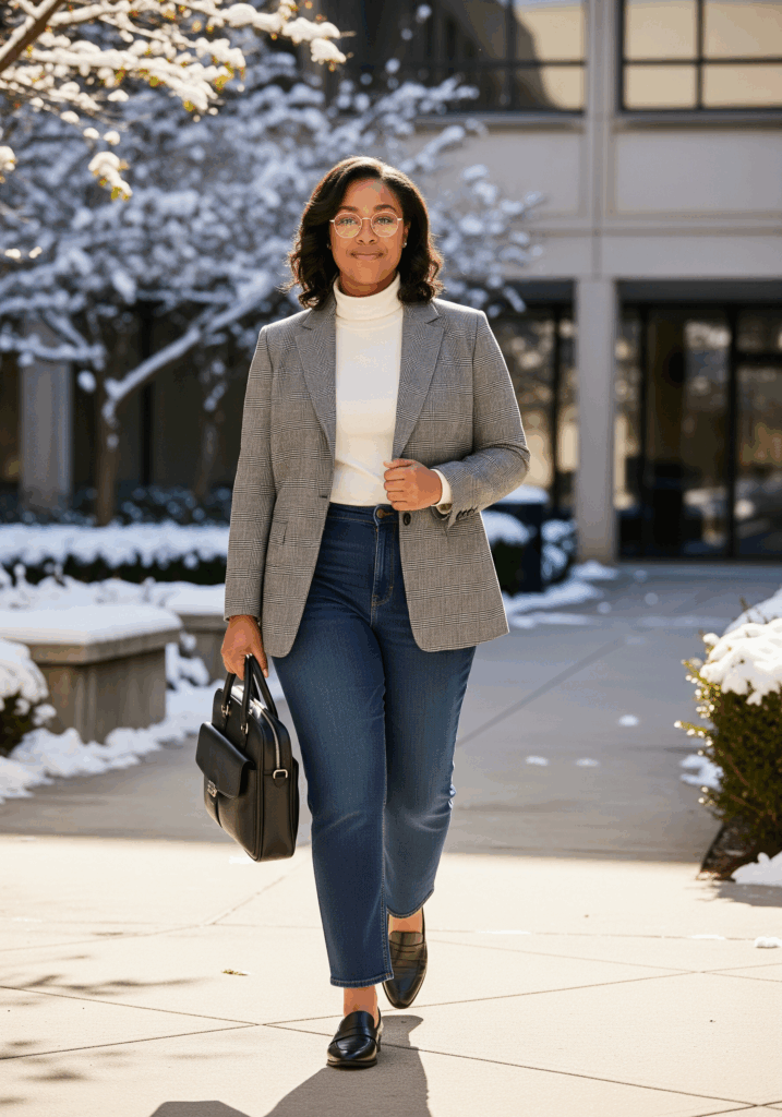 Plaid Blazer Powers Academic Accomplishments