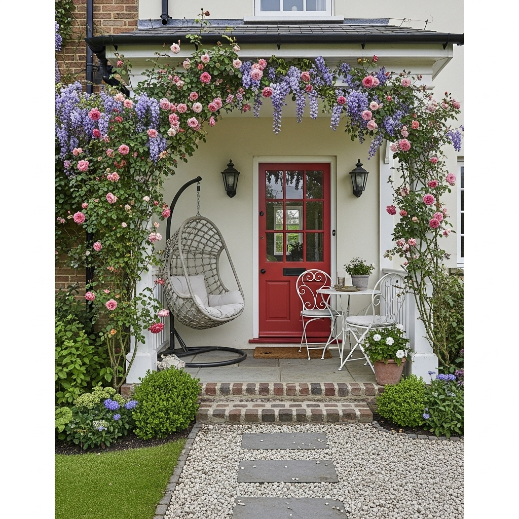 Enchanting Tiny Cottage Porch