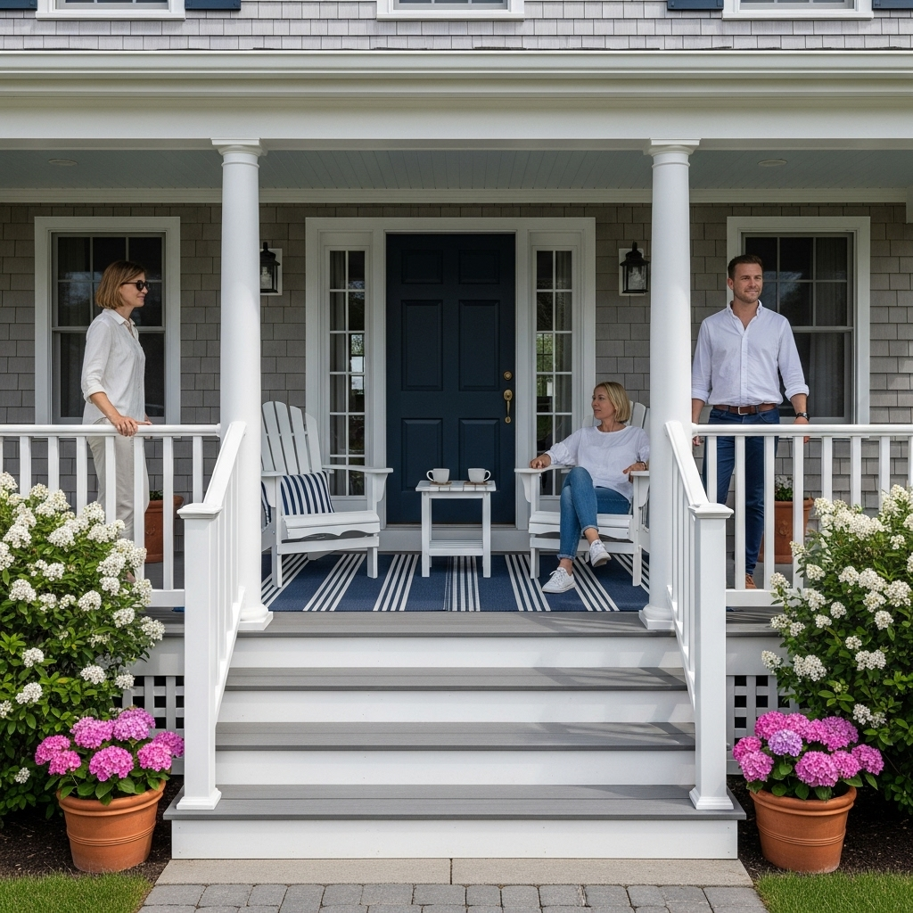 Inviting Cape Cod Entry