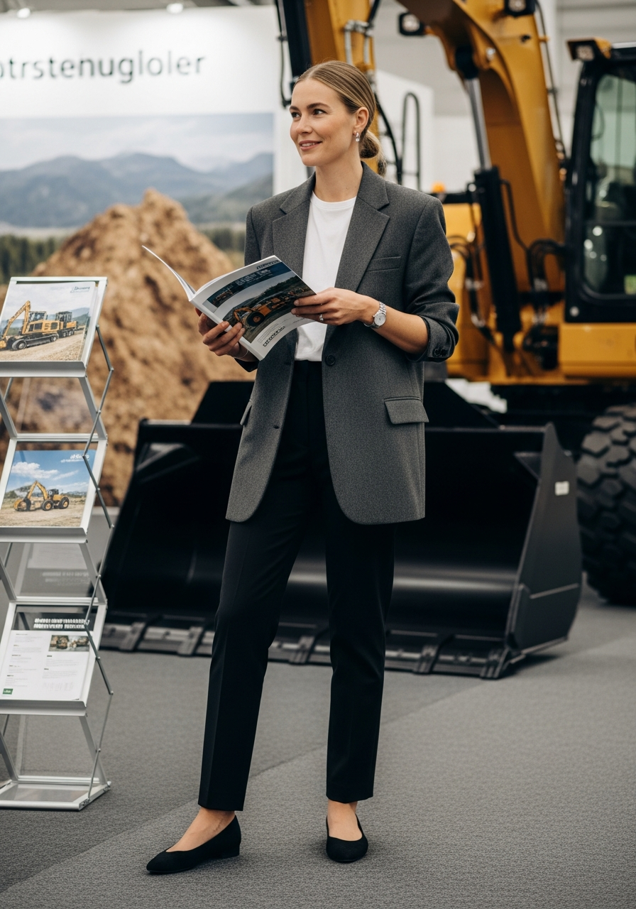 Scandi Chic - Professional Minimalism in Winter Work Outfits