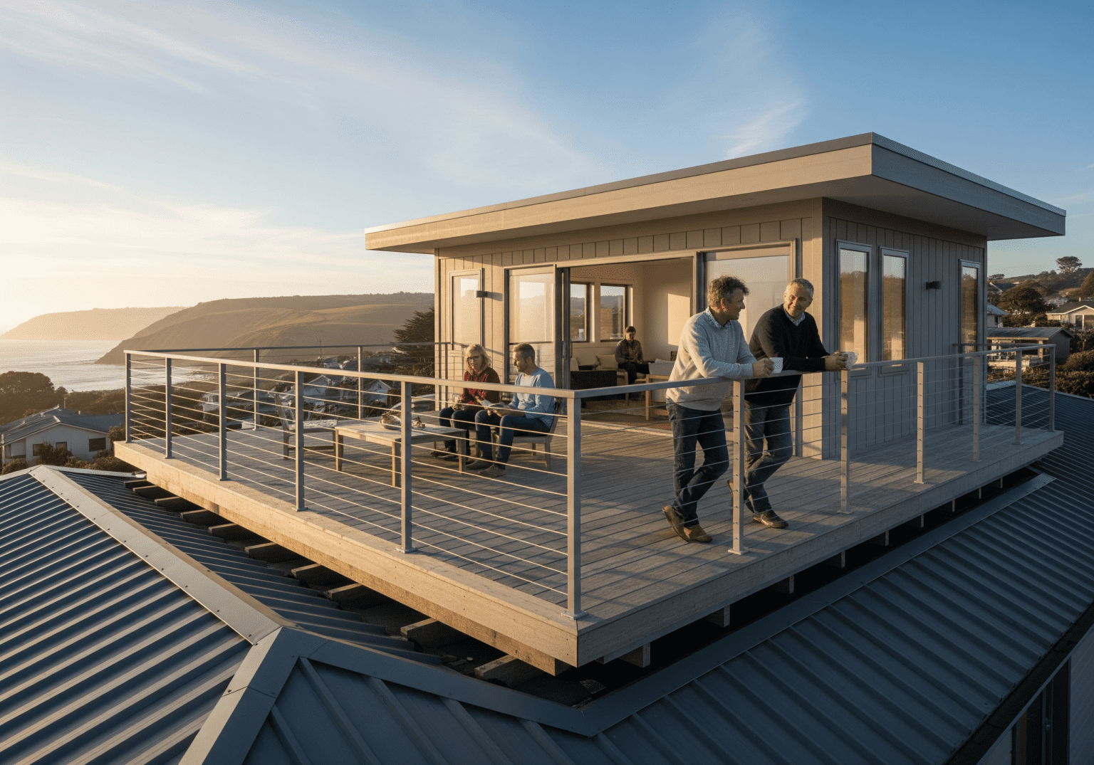 How to Build a Rooftop Deck on a Sloped Roof for Wonderful Views! [2026]