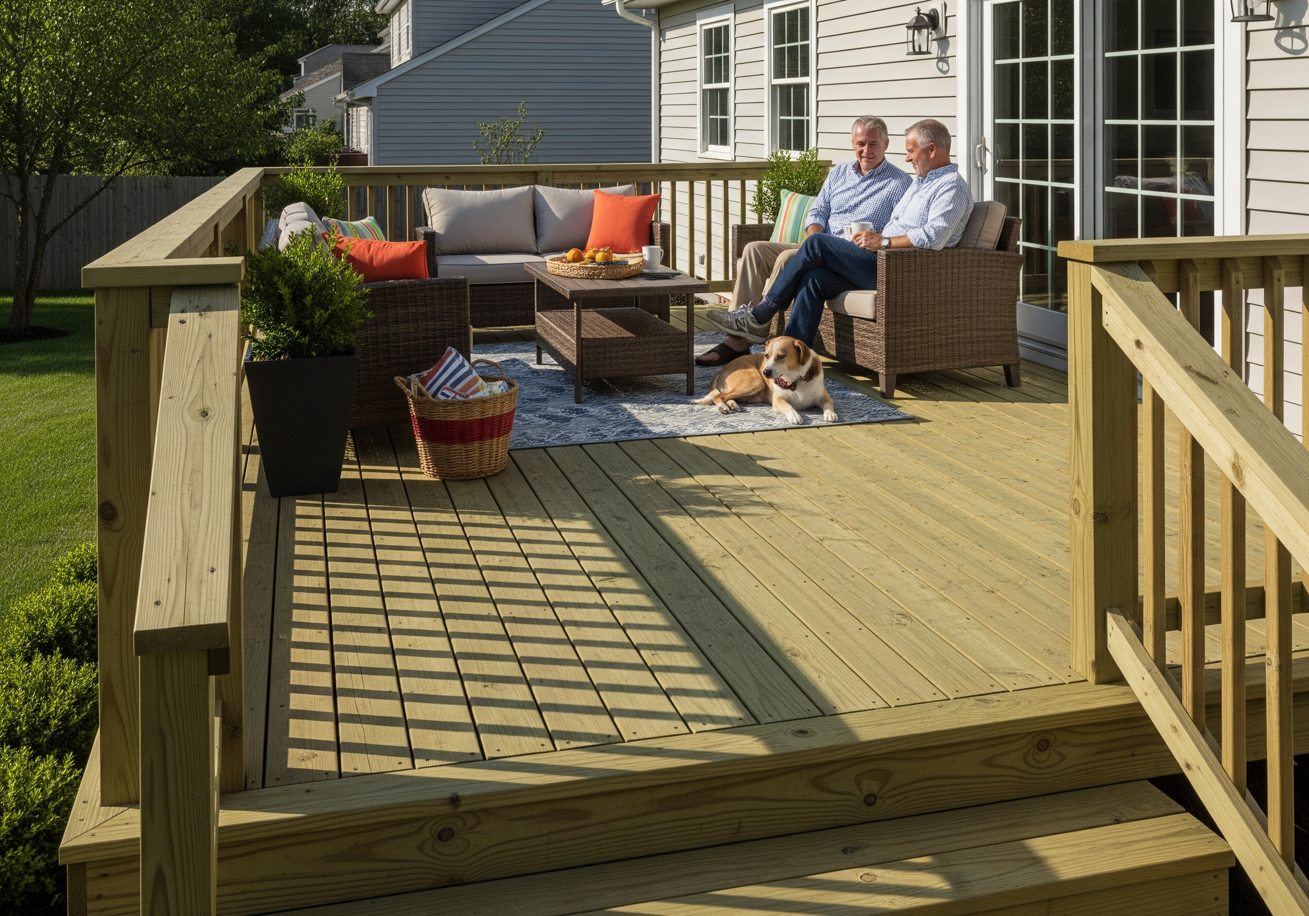 How to Build a Pressure-Treated Deck