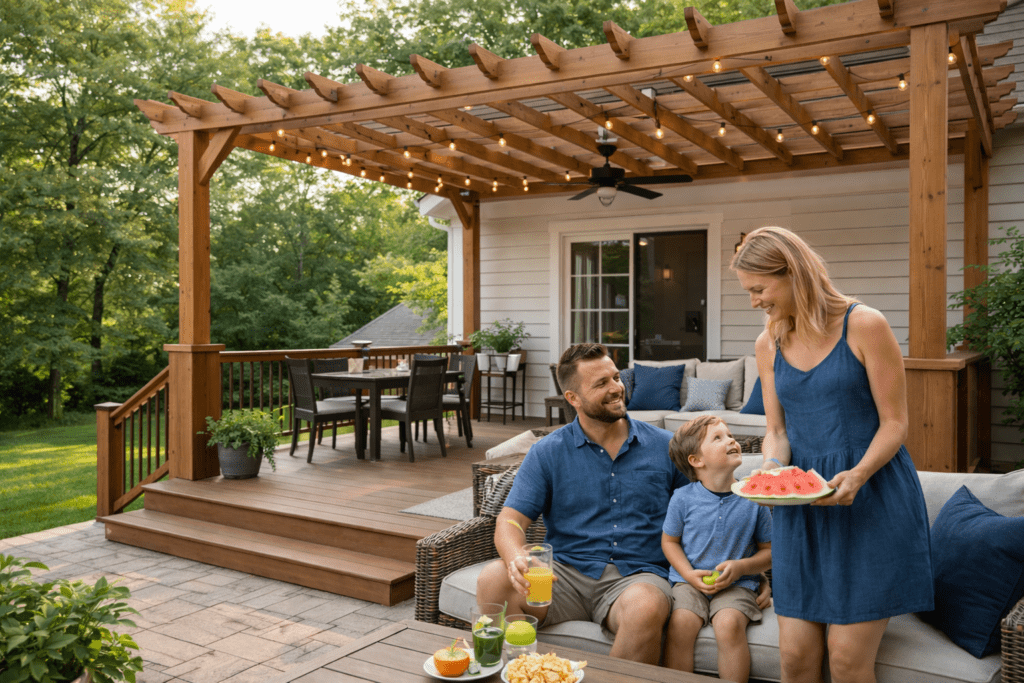 How to Build a Pergola Over a Deck