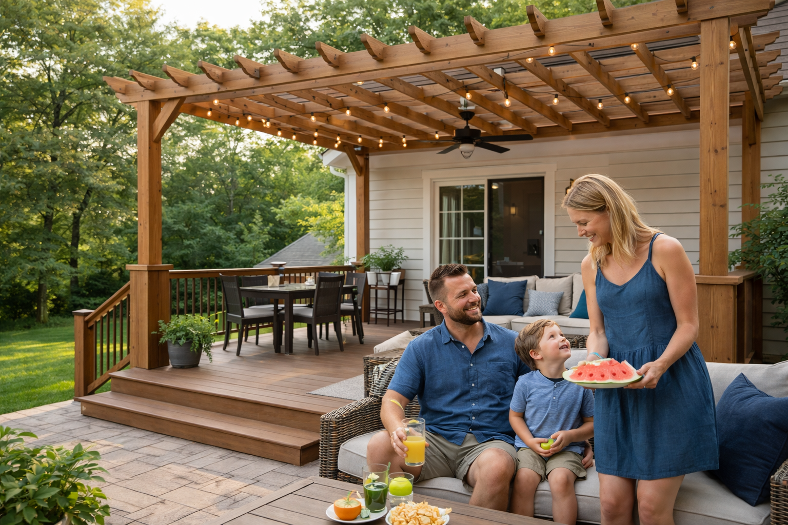 How to Build a Pergola Over a Deck