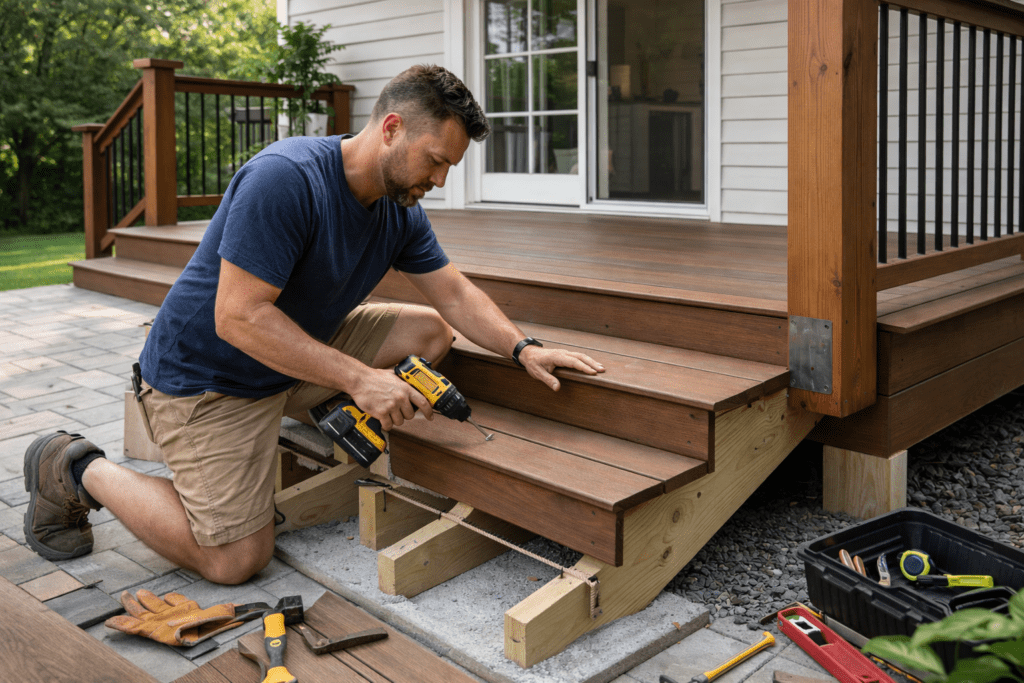 How to Build Stairs on a Deck: Safe Access is Key!