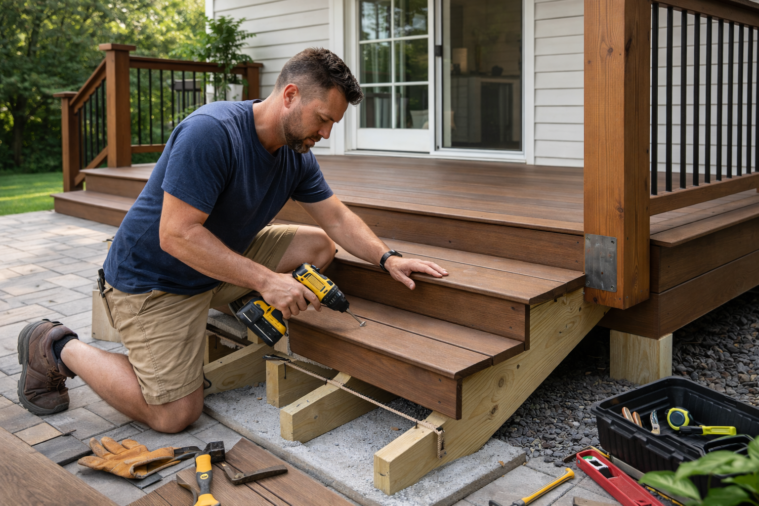 How to Build Stairs on a Deck: Safe Access is Key!
