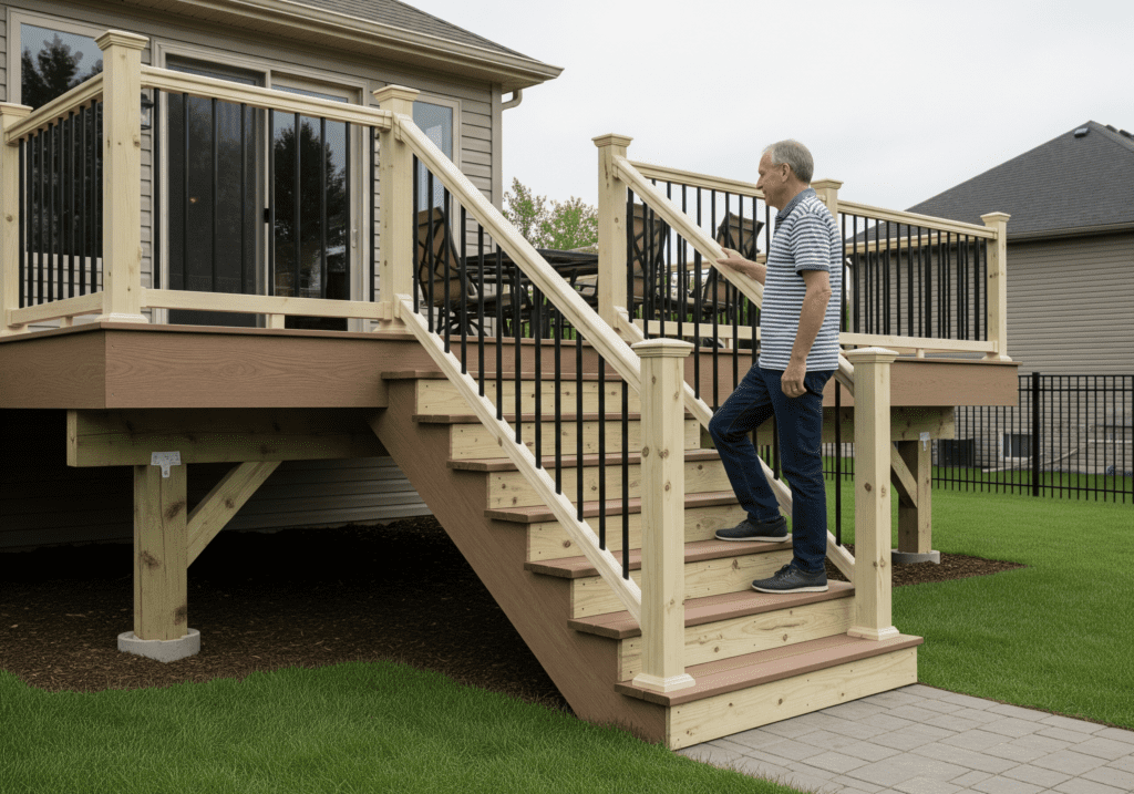 How to Build Deck Steps and Railings: Safety Ensured!