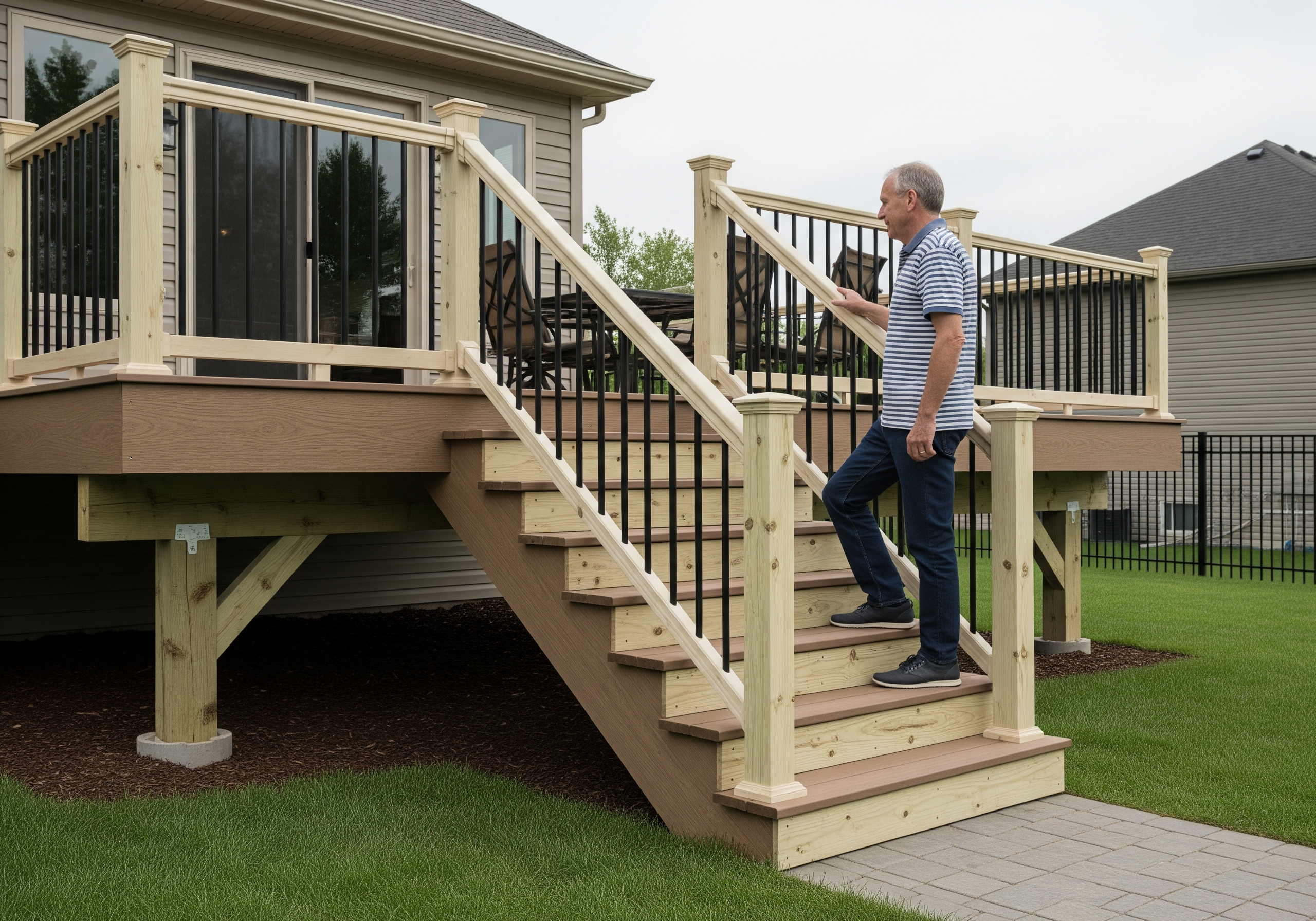 How to Build Deck Steps and Railings: Safety Ensured!