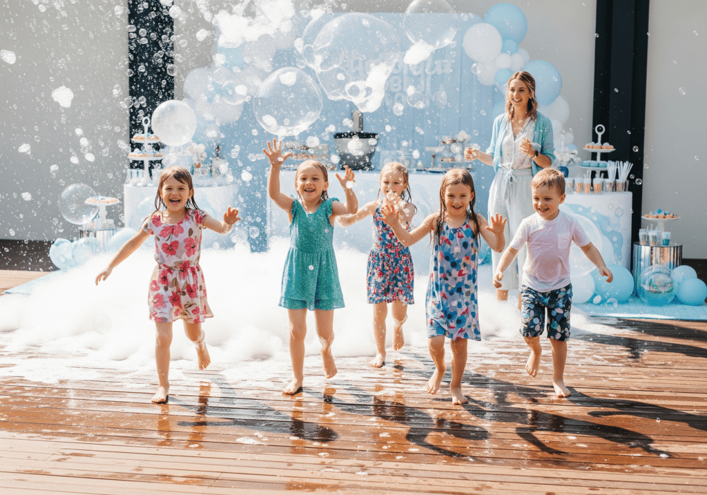 Bubble Kingdom Themed Pool Party for Whimsical Fun!