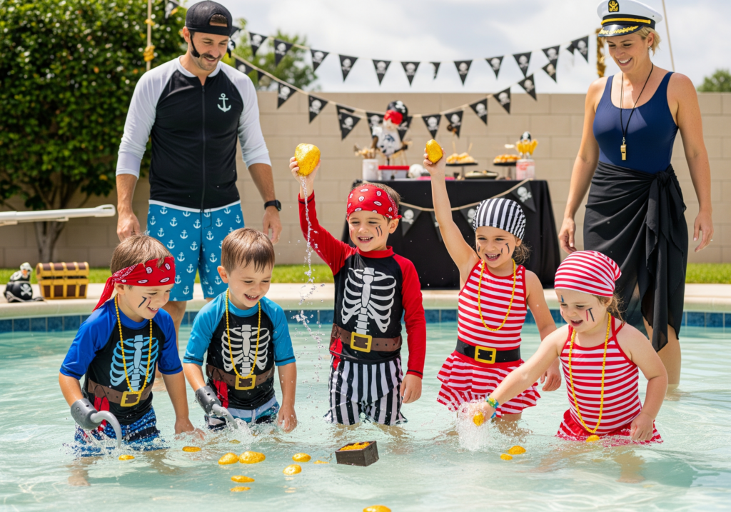 Pirate Plunge Themed Pool Party for Swashbuckling Fun!