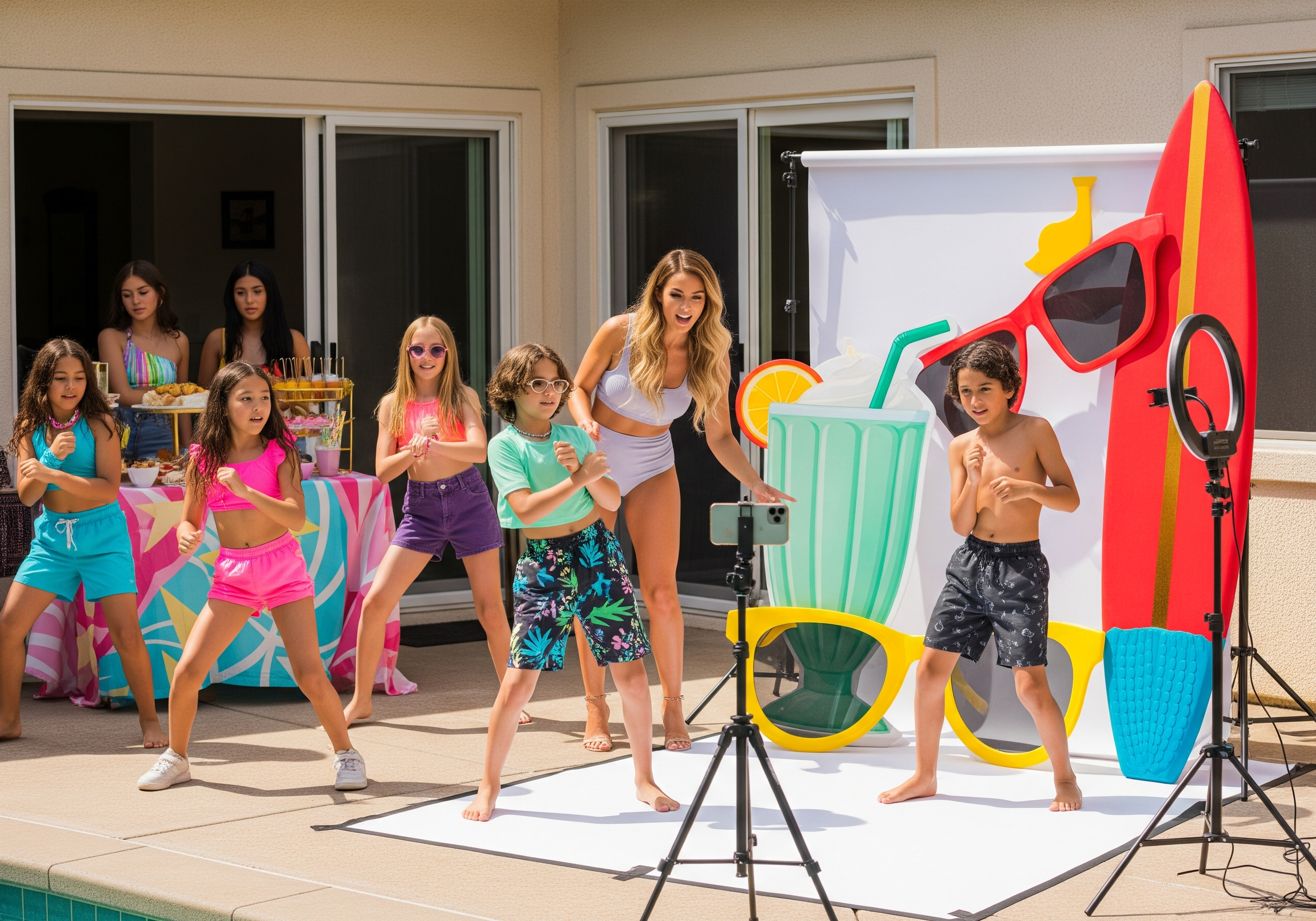 TikTok Dance Off Pool Party for High-Energy Fun!