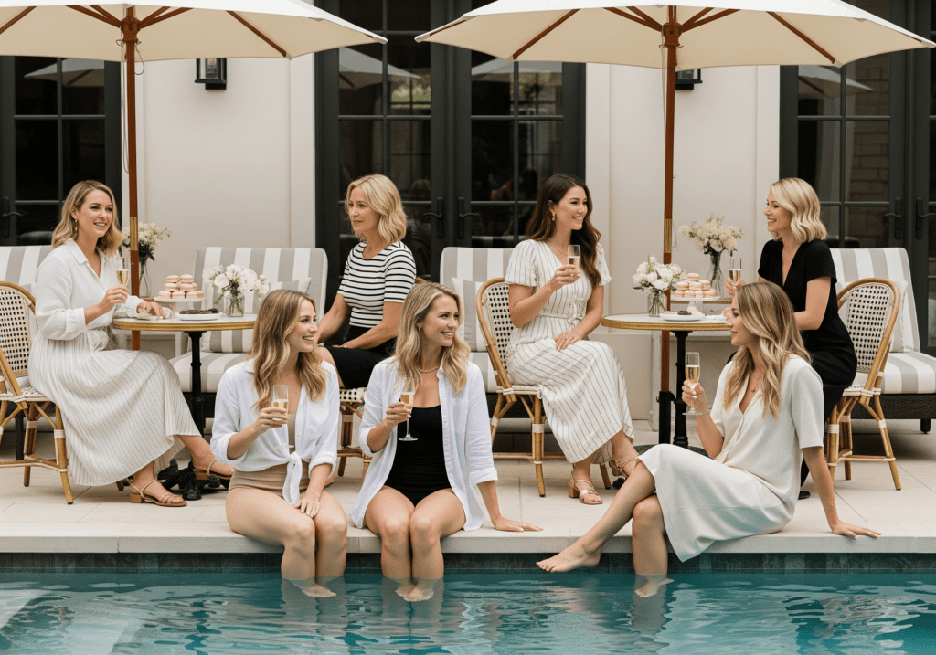 Parisian Chic Themed Pool Party for Exquisite Style!