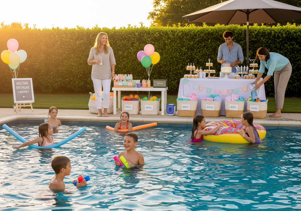 Pool Birthday Party for Kids That Make a Big Splash