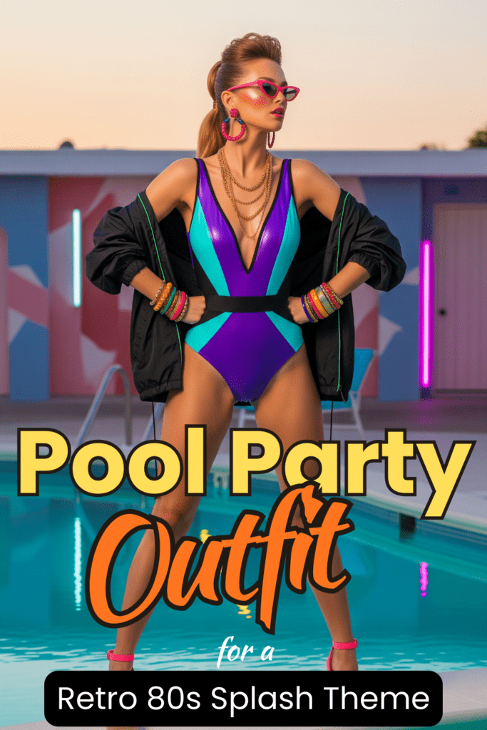 Retro 80s Splash Themed Pool Party
Pool Party Outfit Ideas