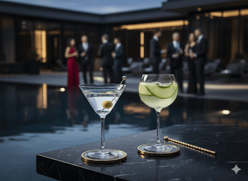 Pool Party Drinks Pairing - Casino Royale