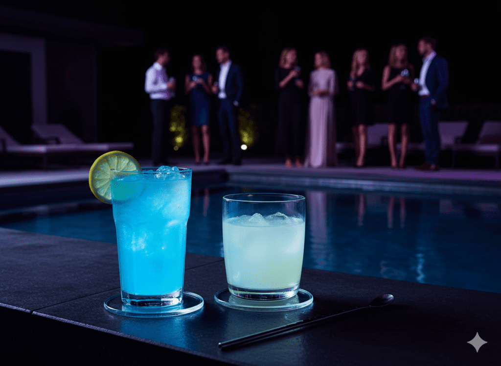 Pool Party Drinks Pairing - Glow in the Dark