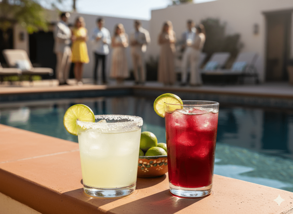 Pool Party Drinks Pairing - Mexican Fiesta