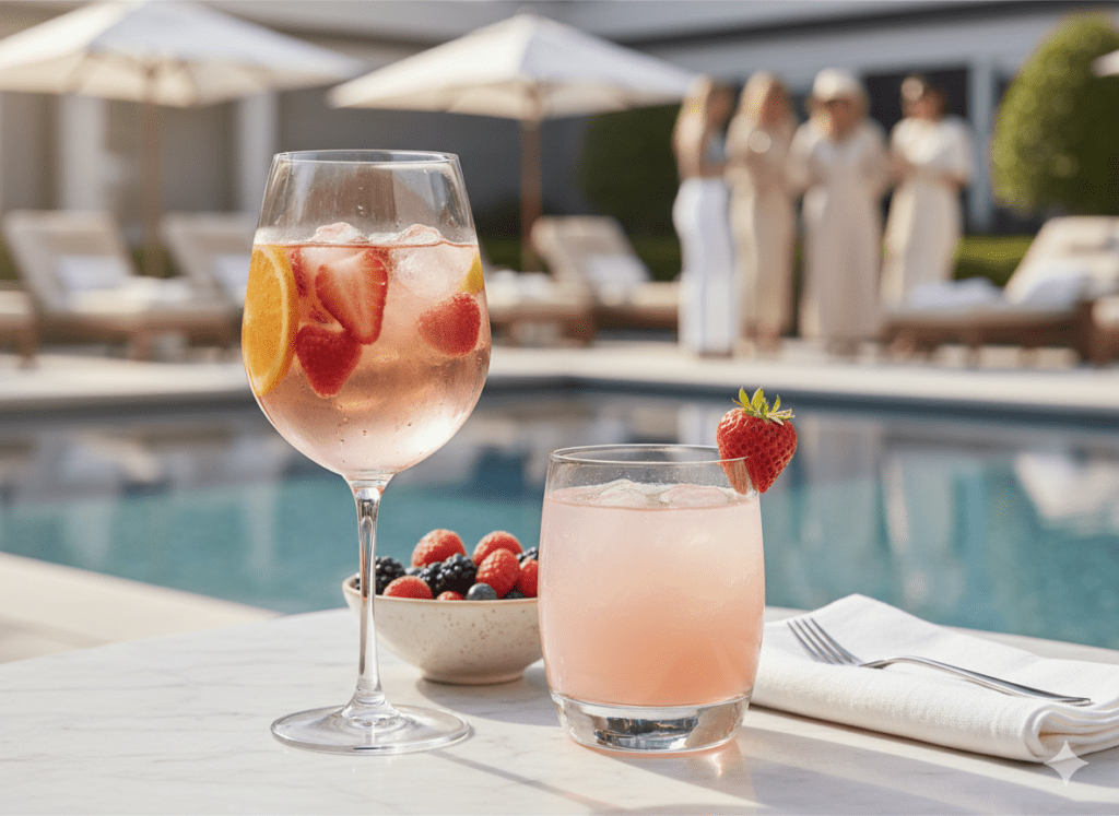 Pool Party Drinks Pairing - Rose All Day