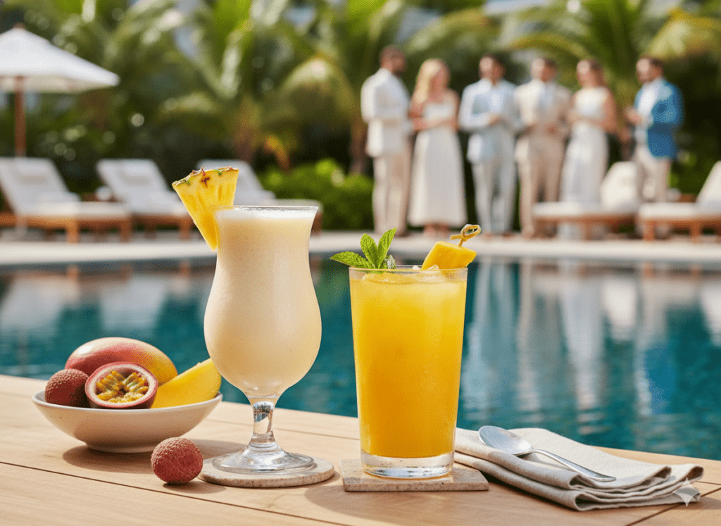 Pool Party Drinks Pairing - Tropical Paradise