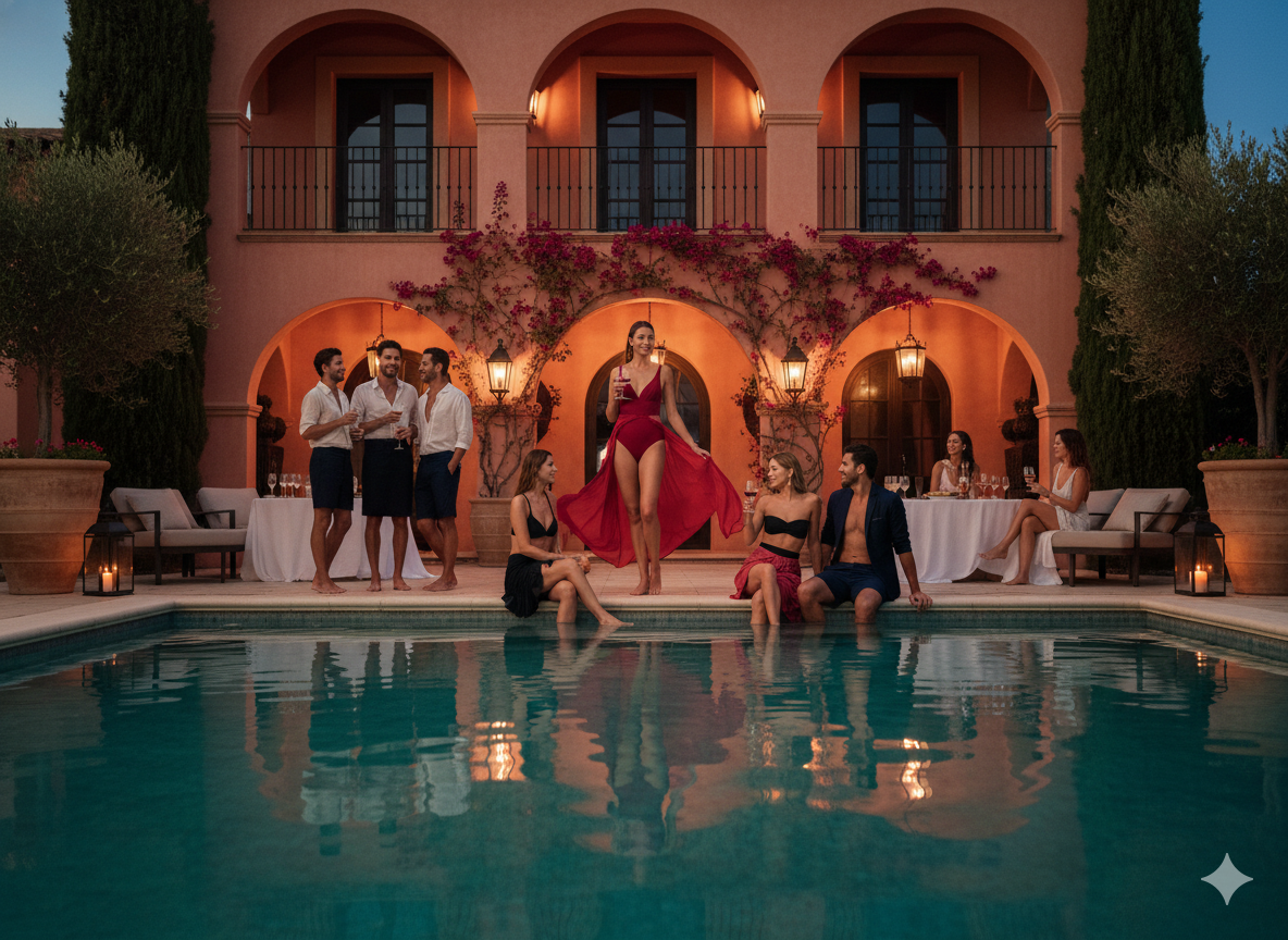 Spanish Flamenco Fiesta Pool Party