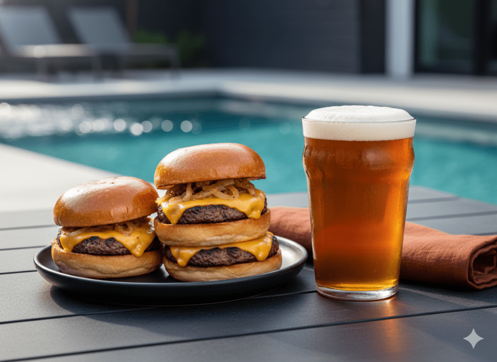 Signature Pool Party Food - BBQ & Brews