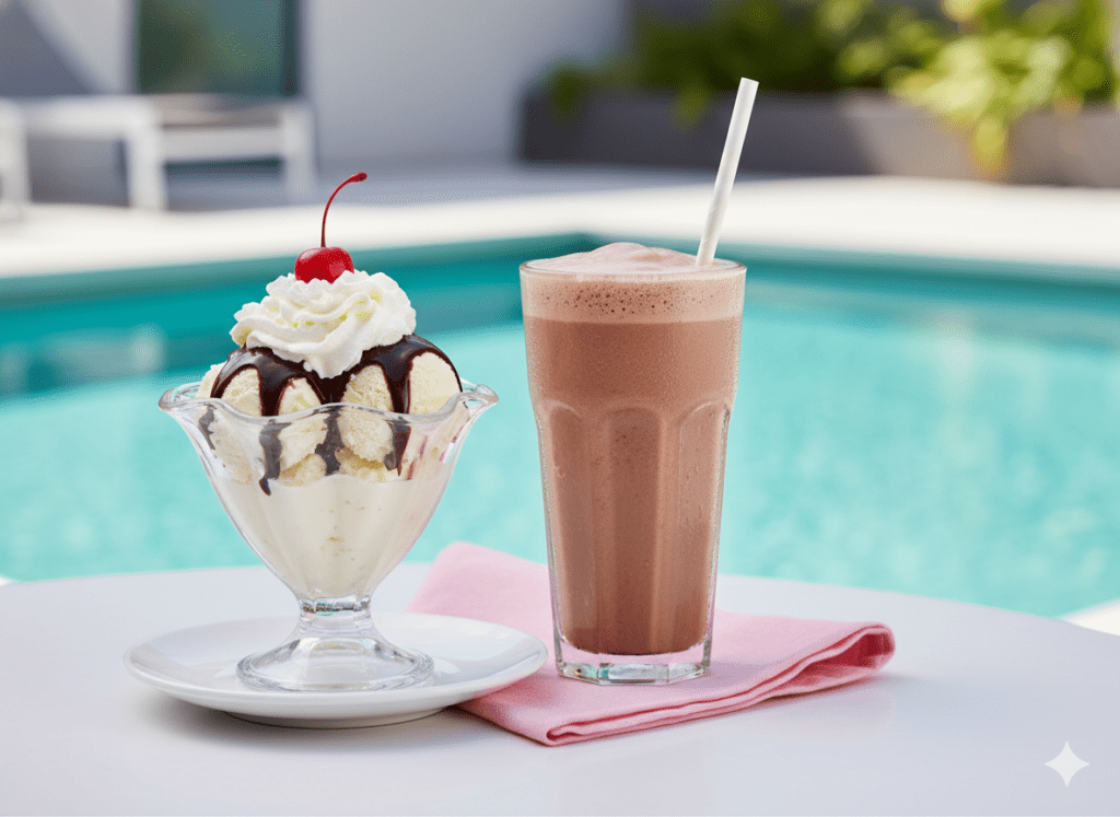 Signature Pool Party Food - Ice Cream Palace